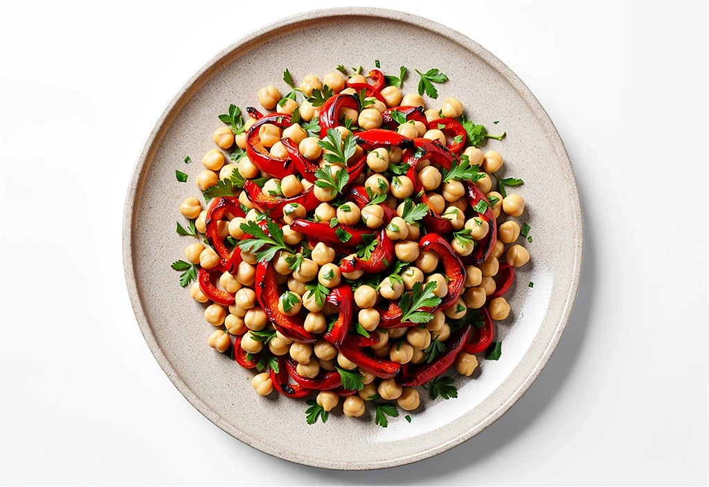 Mediterranean pulse salad